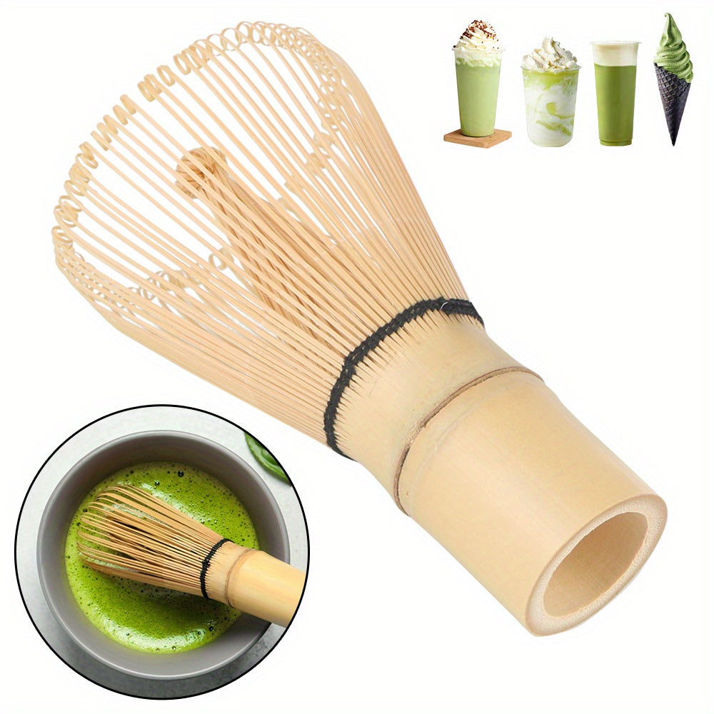 Fouet traditionnel japonais Chasen en bambou - Préparation thé Matcha