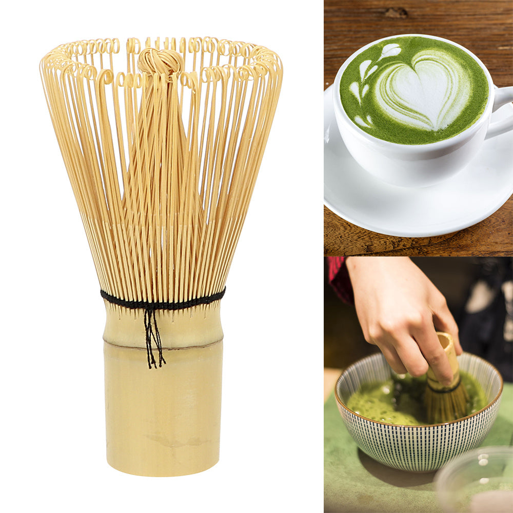 Fouet traditionnel japonais Chasen en bambou - Préparation thé Matcha