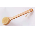 Brosse de Bain Corps Bambou 33cm - Poils Naturels Sanglier Exfoliation Peau