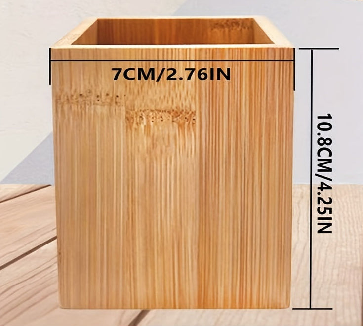 Organisateur Bambou Multifonction - Rangement Naturel